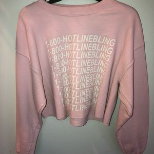 Drake Cropped Sweatshirt
